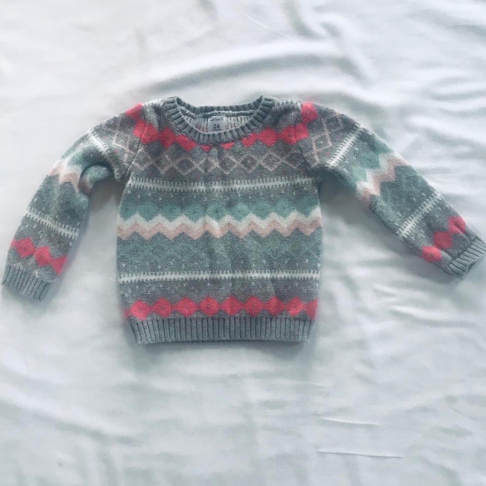 🧚🏽‍♀️Striped sweater by Carter’s